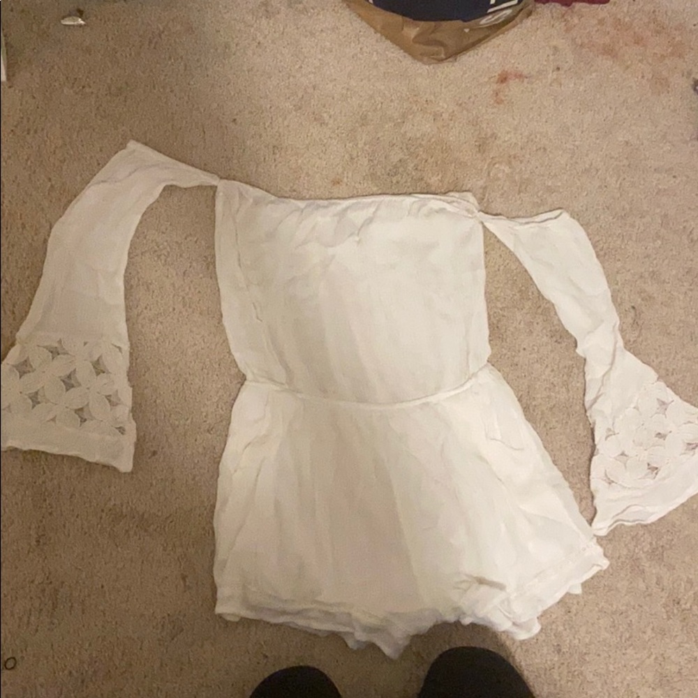 charlotte russe off the shoulder romper